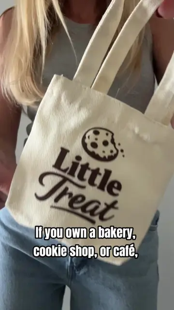 🍪 The kind of packaging people don’t throw away. A mini tote bag turns a simple