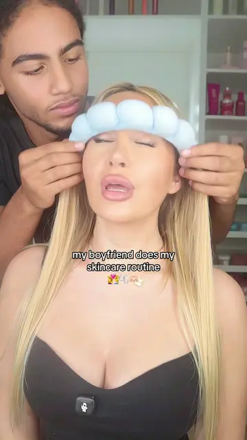 POV: my boyfriend does my skincare routine 👩‍❤️‍👨 all products come from Yesst