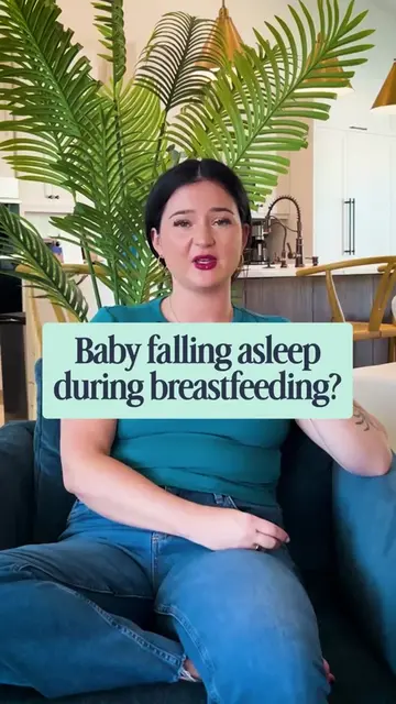 Is your baby falling asleep during breastfeeding? This is almost always caused b