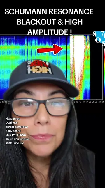 This is a timeline shift. The Schumann Resonance blackout, big white light activ