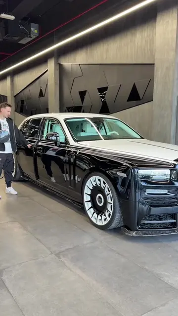 $800K Slammed Rolls Royce Phantom by Mansory😳@Mansory Middle East LLC #car #lux