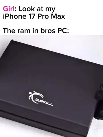 Bros ram costs double the iphone  #ram #ddr5 #pcgaming #techtok #iphone17promax 