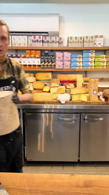 Our cheese of the day is Appleby's Cheshire, a cheddar made from cows milk that 