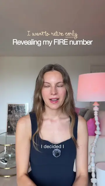Revealing my FIRE number 🔥  #fire #retireearly #PersonalFinance #investingforbe
