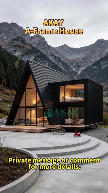 AKAY prefabricated steel-frame homes offer efficient housing solutions for custo