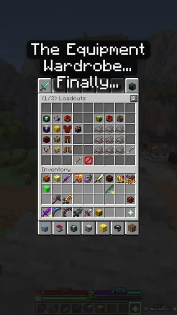 The Equipment Wardrobe… Finally! #hypixel #skytok #hypixelskyblock #skyblock #fy