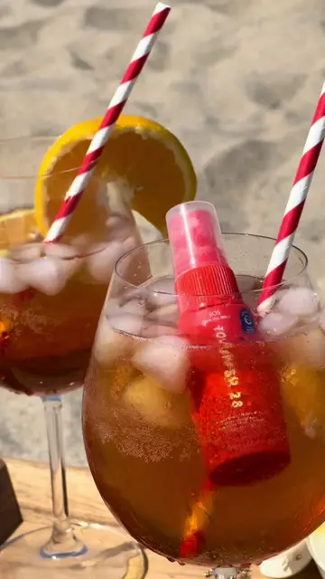 Aperol or SOS, which spritz are you picking? 🧡🫧 #tower28beauty #spritz #sos 