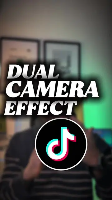 Here’s How To Use The Dual Camera Effect Here On Tiktok This is perfect for Vlog