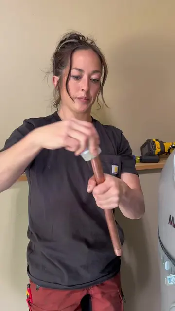 Just some plumbing asmr for you!  Pressing some domestic waterlines to a new wat