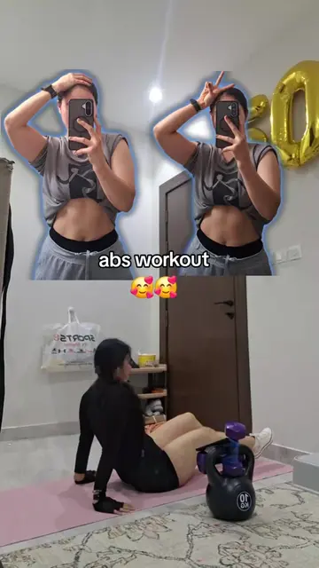 ABS WORKOUT AT HOME.. 2X15counts..🥰🥰💪 no GYM? no PROBLEM, you can do this at 