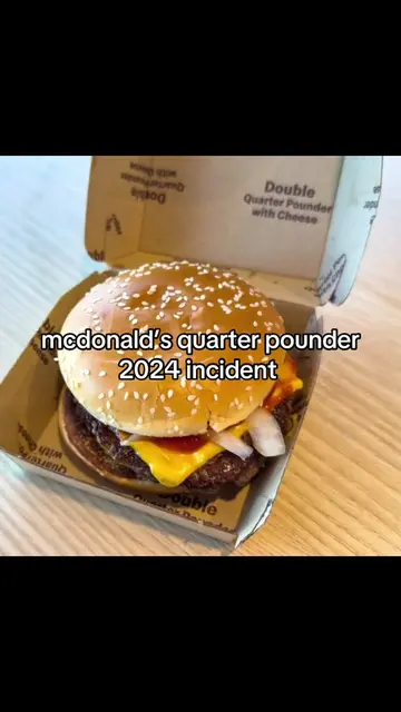mcdonald’s quarter pounder was tested positive for e. coli in 2024 #viral @McDon
