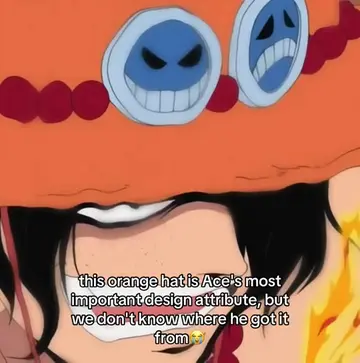 his hat need its own story lol #portgasdace #onepiece #fyp 