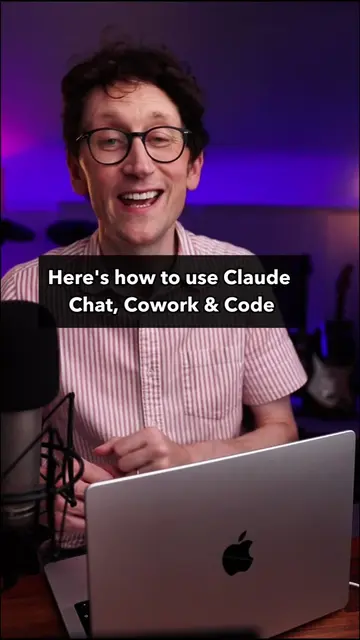 Claude Chat, Cowork and Code explained, simply. This is your quick and simple gu