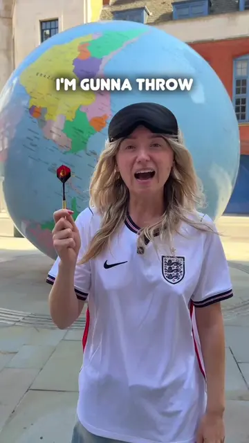 Flying where the dart lands 👀 World Cup football special! Travelling to a World
