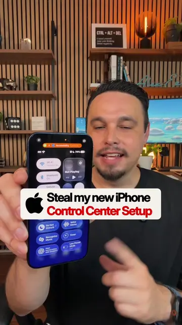 Your iPhone Control Center deserves an upgrade 👀 Here's the setup I've been usi