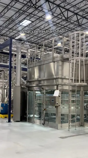 Dual filler production line #manufacturing #automation #advancedmanufacturing #b