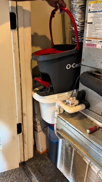 Based on how this HVAC closet looked… you’d think I drove a Nissan Altima. 😂😭 