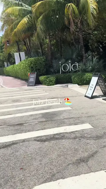 Joia beach in  Miami Beach is a vibeee . Y’all have to go it was on my bucket li