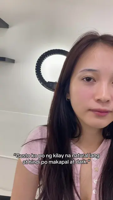 Sobrang natural ng kilay nya😱😱😍 Ang gandaaaa!!!♥️ Pa-book ka na rin! HAUS OF 