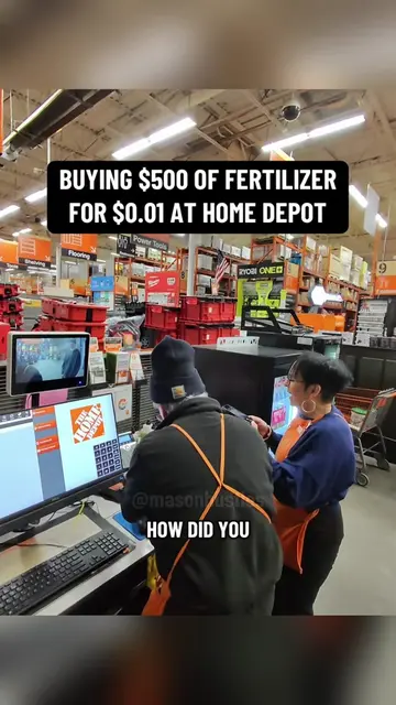 BUYING $500 OF FERTILIZER FOR $0.01 AT HOME DEPOT #homedepot #resellingcommunity