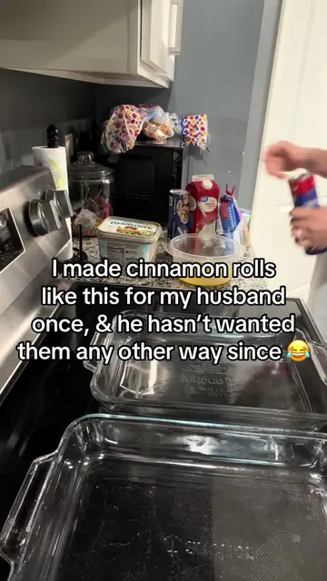 I made cinnamon rolls like this for my husband once, & he hasn’t wanted them any