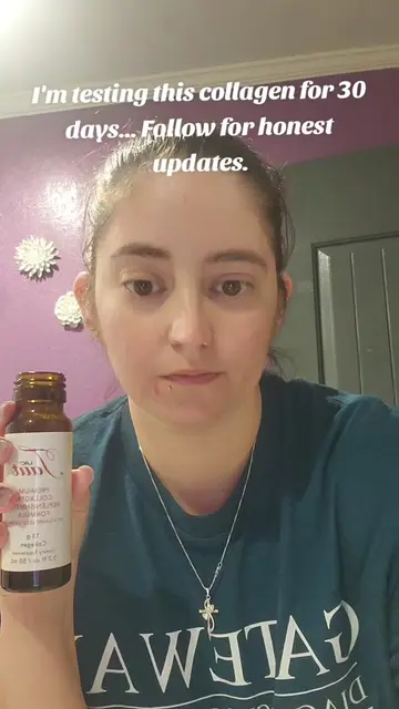 Starting my collagen journey and keeping it 100% real. ✨ I'm taking one bottle e