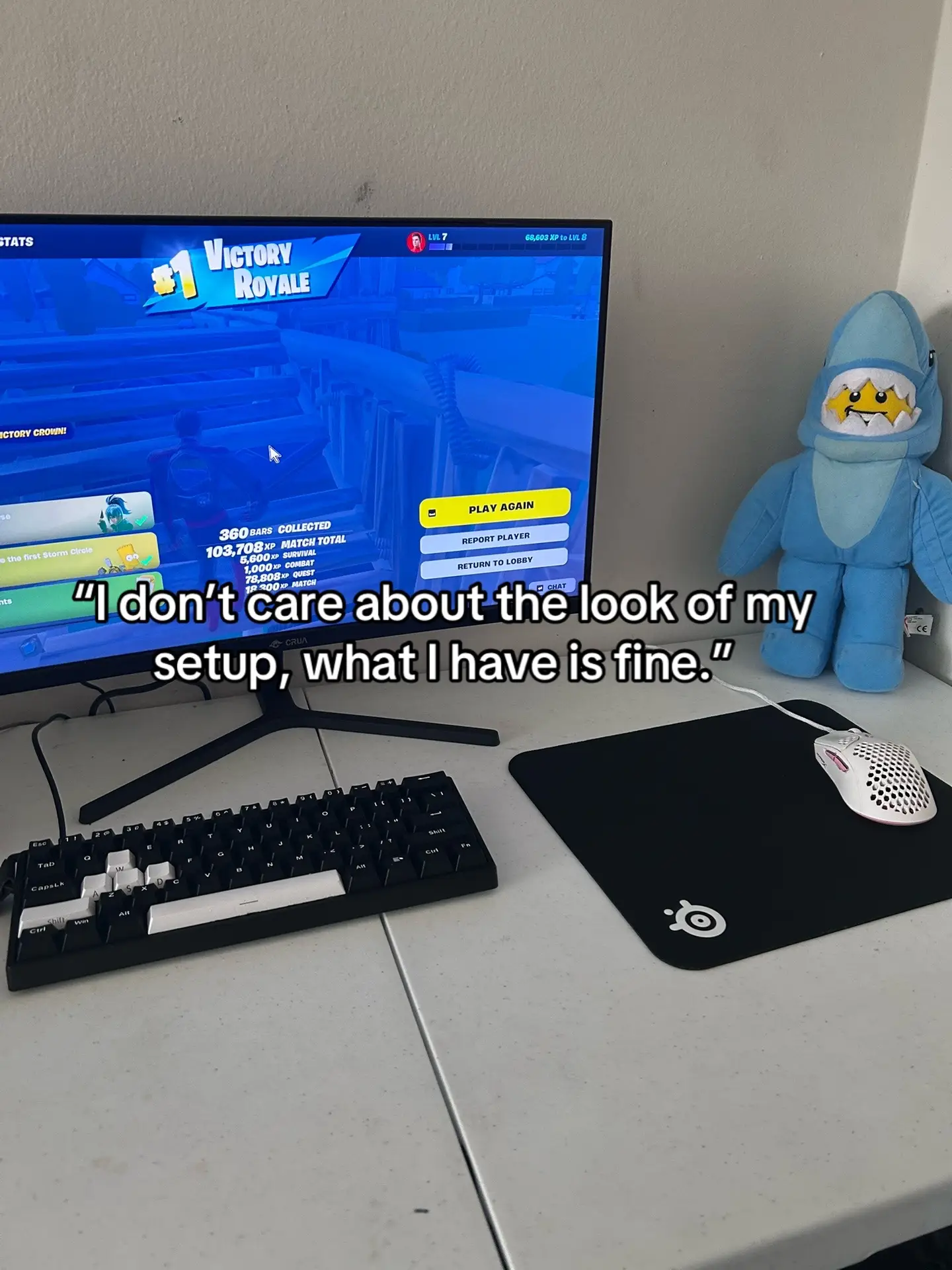 From 600 to 1.5k😭#GamingSetup #compsetup #techtok #blacksetup #setupgaming 