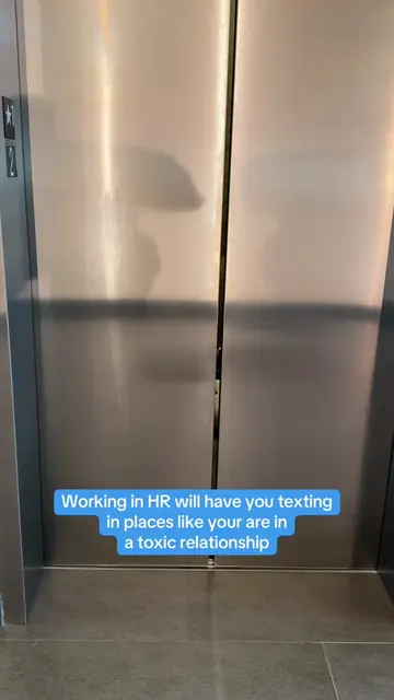 Working in HR will have you texting in places like your are in a toxic relations