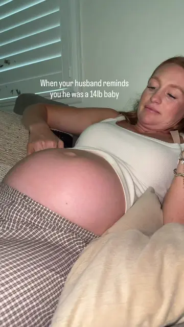 13lbs 11oz 😳 I wish I was making this up 🥲 #pregnant #pregnancyhumor #thirdtri