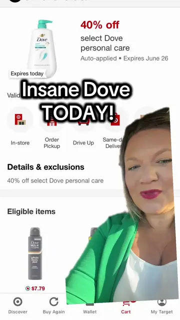 INSANE DEAL AT TARGET! So easy!!! OVER $30 for just $6!!!! #dove #target #target