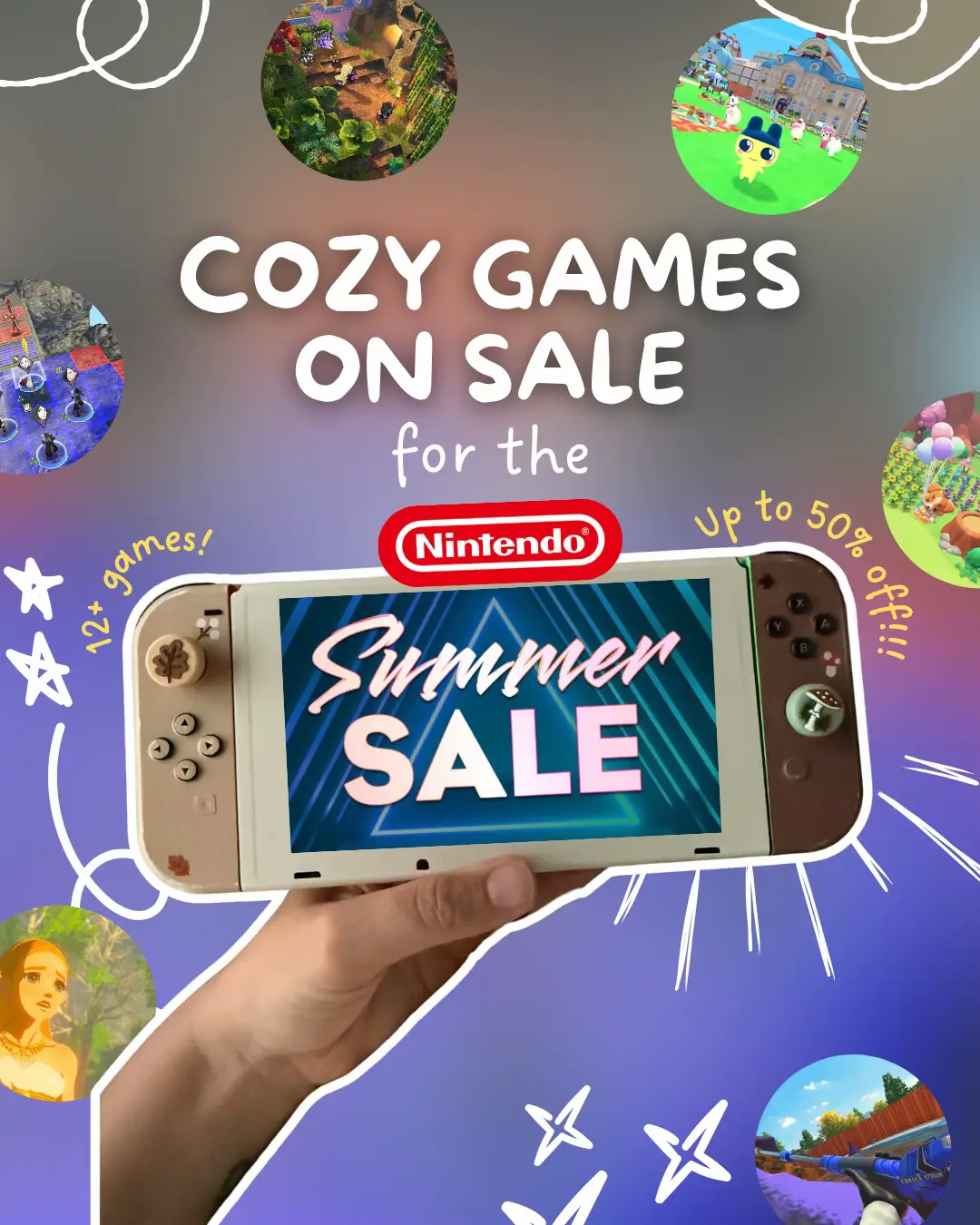 Nintendo summer sale until July 8th!!! There’s a handful of games on sale now on