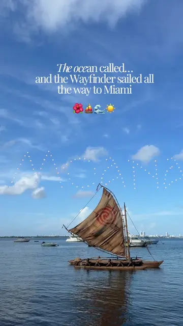 The ocean called… and the Wayfinder sailed all the way to Miami🌺🌊⛵️☀️   The ho