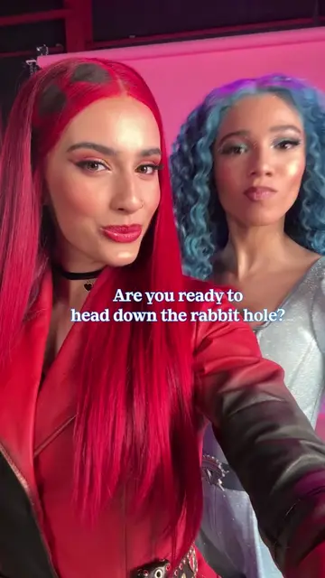 Down the rabbit hole they go 🌹🐇✨ Descendants: #WickedWonderland premieres July