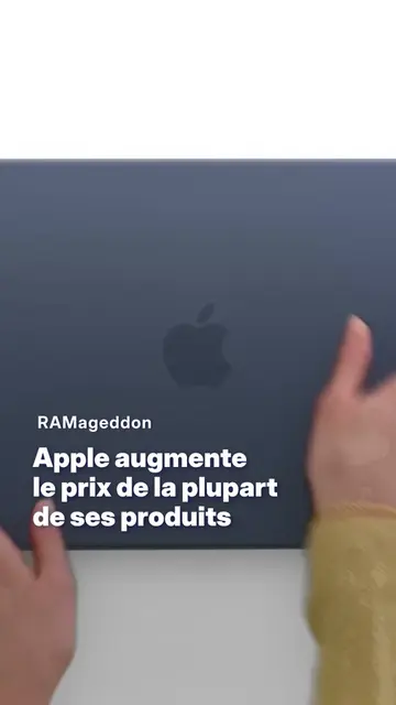 Apple augmente le prix de la plupart de ses produits 💰 Comme beaucoup d’autres 