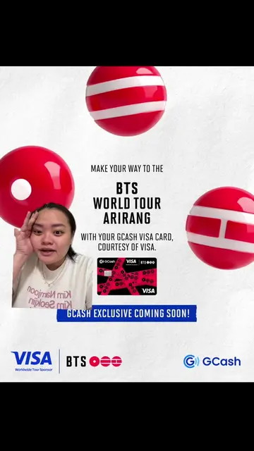 BTS ARIRANG Visa Card??? WAAHHHH. Goodjob ka jan @GCash 💳💯  Pre-order starts o