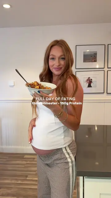 Simple, healthy, protein packed recipes that keep this pregnant mom of two full 