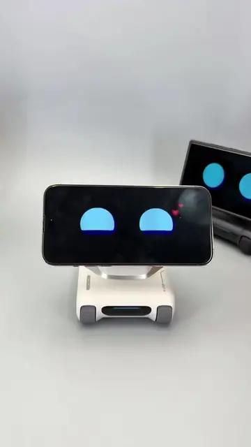 LOOI Robot, a desktop AI companion that turns your smartphone into a small movin