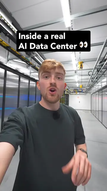 I visited an AI data center that trains Meta’s AI models! Meta’s data center cam