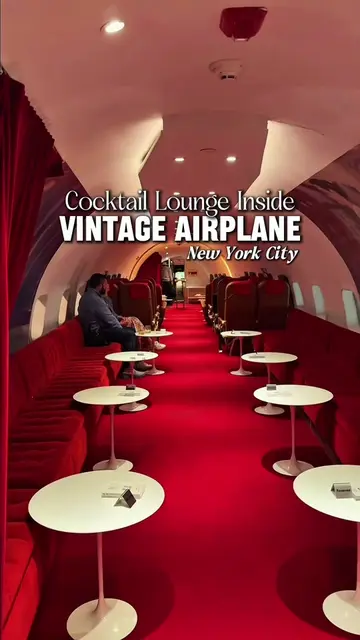 NYC Cocktail Bar Is Hidden Inside a Vintage Airplane… and You Don’t Need a Plane