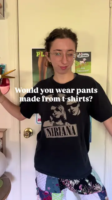 If the answer is yes, I still have some upcycled t-shirt pants up for grabs on m