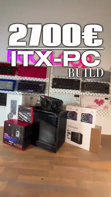 2700€ ITX Gaming pc Build 🧐👍 Building a Small formfactor Gaming Pc inside the 