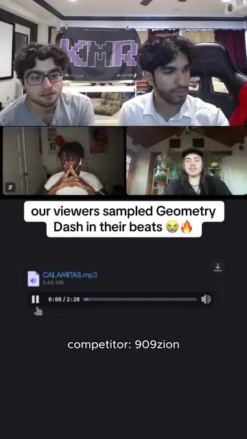 these beats were crazy 😭🙏🔥 #discord #reaction #geometrydash #flstudio #viral 