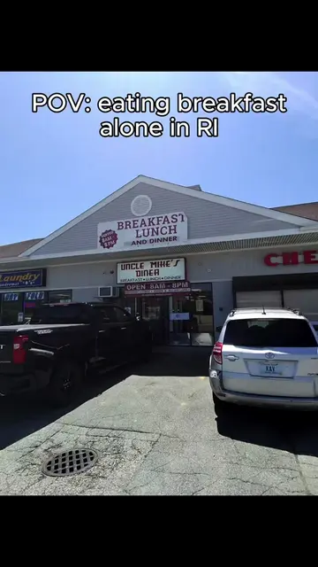POV: eating breakfast alone in Rhode Island #rhodeisland #pov #newengland #break