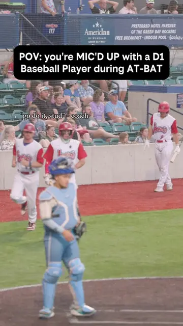 MIC’D UP for an IN-GAME at bat with a D1 Baseball Player🔥 #collegebaseball #d1a