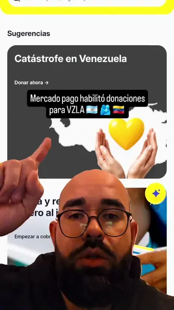 Gracias por tanto! Mercado pago habilitó donaciones para VZLA 🇻🇪🫂🇦🇷 I #merc