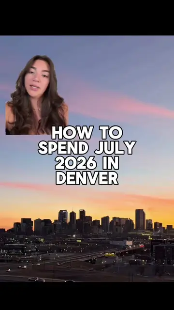 WHAT TO DO IN DENVER IN JULY ✨ 📌 SAVE this for when you need plans this month! 