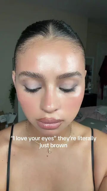 One of my most complimented features and they just basic brown 😭 #browneyes #il