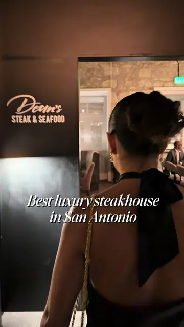 Deans Steak & Seafood is the new spot📍 Best luxury restaurant in San Antonio! T