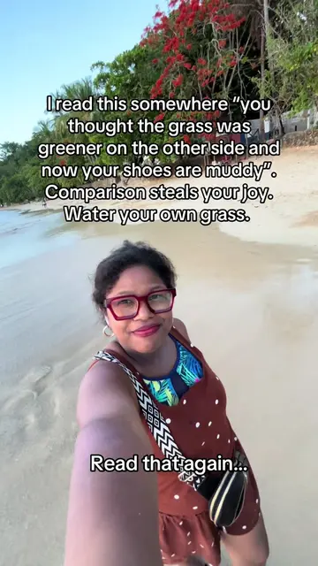 Give me a 💚 if you needed this reminder. The grass isn’t always greener on the 