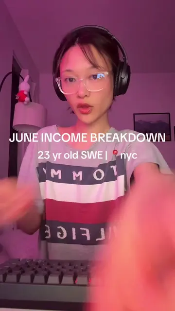 June income breakdown as a 23 year old software engineer in NYC  #softwareengine